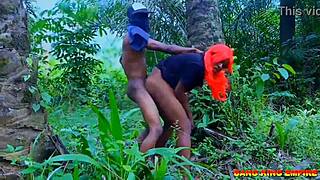 Is this the wildest christmas doggy sex in the african bush with a monster cock?