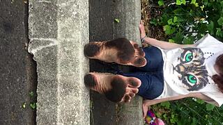 elizabeths dirty feet story with amateur fetish