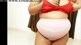 indian wife friend plays with big tits