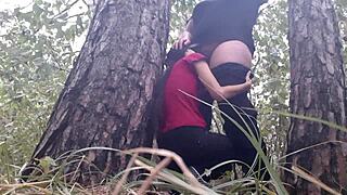 we snuck under a tree during rain n had wild sex to stay warm, ya know