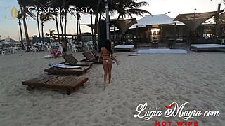 beach walk turns into sucking and assfucking my husband