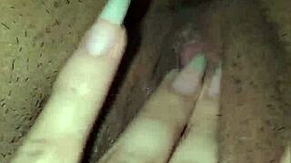 mi coño cremoso explota en increible orgasmo de masturbacion 😍💦