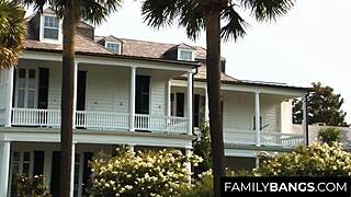 Naughty Stepmom Slams Stepdaughter with Huge Strapon Penis - Kendra Spade, Sovereign Syre