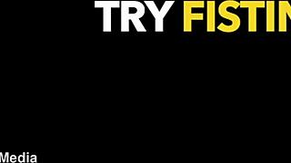 Hard fisting and face fuckin for kinky blonde