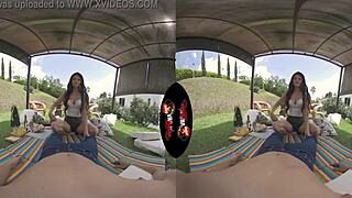 i love this sexy teen's big tits and nipples in vr