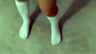 ballbusting session with intense kicks