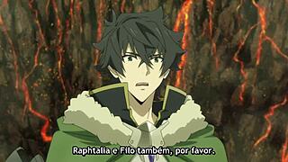 Exploring Tate no Yuusha Episode 9 in Portuguese.