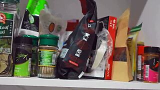 bitch with big tits grounds cum on the body during riding