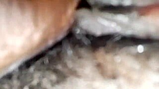 Housewife's pussy gets fucked in the bedroom.