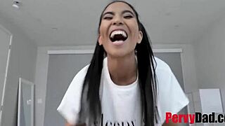 Filthy stepmom Jada Kai’s sick Daddy Get Crazy Bonk session with old man father-in-law