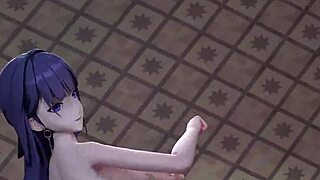 mmd raiden mei shows off stockings and garterbelt wiggle