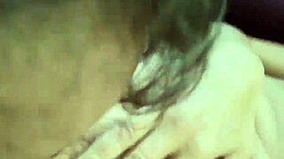 sabinaagos catches husband using dildo while licking her wet folds. their intimate toy play unfolds.