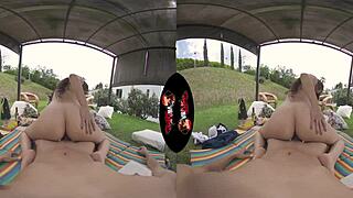 i love this sexy teen's big tits and nipples in vr