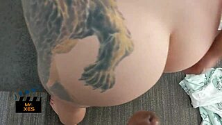 Canadian blonde gets face fucked in public shop during quarantine