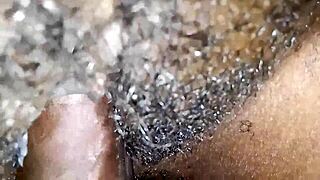 Housewife's pussy gets fucked in the bedroom.