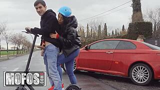 Megan Fiore Seduces Jordi ENP for Car Ride POV Doggystyle on Bubble Butt