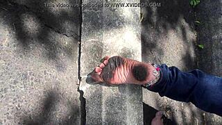 elizabeths dirty feet story with amateur fetish