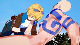 league of legends yaoi ezreal x braum in japanese asian manga anime game