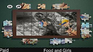 anime girls play with food seductively