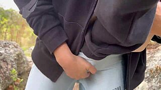 Wow! Lesbian Sex Outdoors After an Adrenaline Rush Hits Hard!