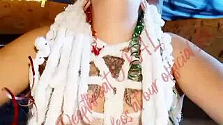 Sloppy Wet Throat Fuck in Cosplay