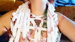 Sloppy Wet Throat Fuck in Cosplay