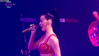 Katy Perry Kisses a Girl in Super Sexy Live Outfit