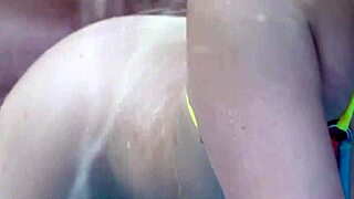 Asian Teen Mina Moon Swallows Hot Cum Outdoors