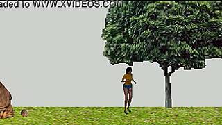 Samba lady explores new 2024 hentai game sex 😈