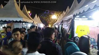 What if a redhead amateur walks alone to meet black big cock?