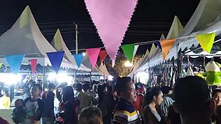 What if a redhead amateur walks alone to meet black big cock?