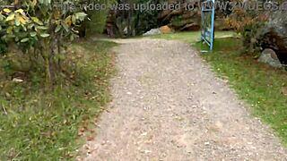 Wow! Lesbian Sex Outdoors After an Adrenaline Rush Hits Hard!