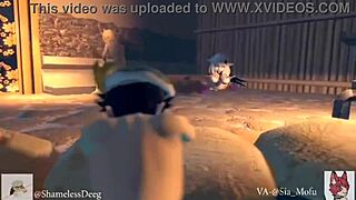 Caught fucking in Genshin Impact hentai.