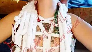 Sloppy Wet Throat Fuck in Cosplay