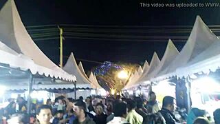 What if a redhead amateur walks alone to meet black big cock?