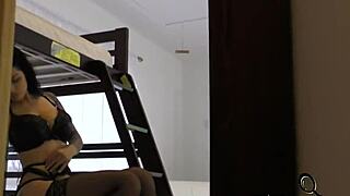 tattooed babe with big tits banged on floor 😈