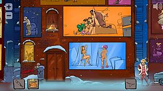 Christmas Eve in Metropolis Xmas Hentai Pornplay. Santa Got Stuck While Delivering Dildo Toys.