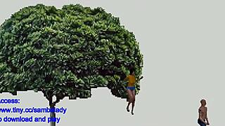 Samba lady explores new 2024 hentai game sex 😈