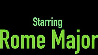 Hey, watch curvy Ireland Rose handle Rome Major and his buddy