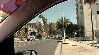 Pleasure seeking huge cocked stud at Hollywood Hills gets blow jobs on his balls