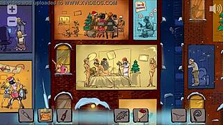 Christmas Eve in Metropolis Xmas Hentai Pornplay. Santa Got Stuck While Delivering Dildo Toys.