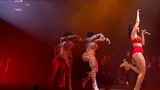 Katy Perry Kisses a Girl in Super Sexy Live Outfit