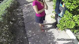 Broke teen 18+ goes from payphone to sucking cock in public, amateurs, blowjob, homemade, pov, outdoor, hardcore 😜