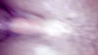 i was fucking my girlfriend hard, her tits bouncing during anal assfucking