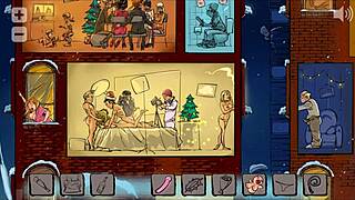 Christmas Eve in Metropolis Xmas Hentai Pornplay. Santa Got Stuck While Delivering Dildo Toys.