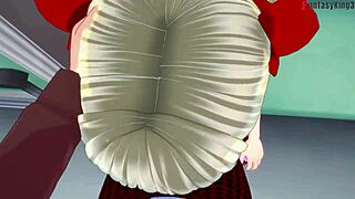 Airi Akizuki Gets Cute Blonde POV Sex on Public Bus.