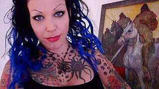 I sucked Vinyl Vixen's big cock in POV and swallowed huge load