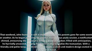 oh no, the ai mishap led to this erotic sci fi adventure!