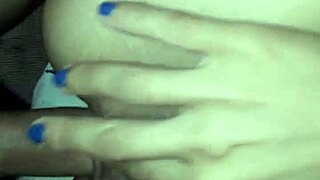 i was fucking my girlfriend hard, her tits bouncing during anal assfucking