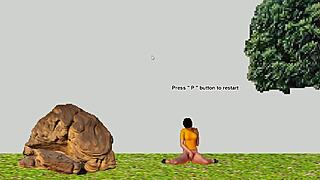 Samba lady explores new 2024 hentai game sex 😈